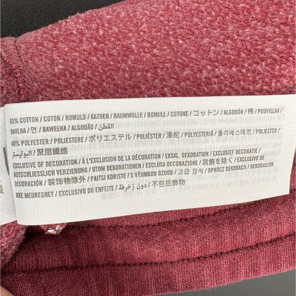 Hollister Women's Spell Out Jogger Sweatpants Size L Burgundy Loungewear Y2k - Picture 6 of 10